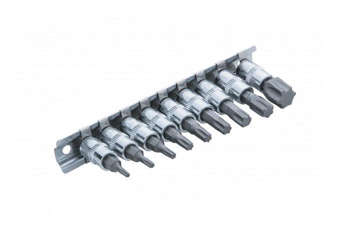 BlueSpot 9 PCE 1/4" Torx Bit Socket Set (T10-T60) - Easy Deals Uk