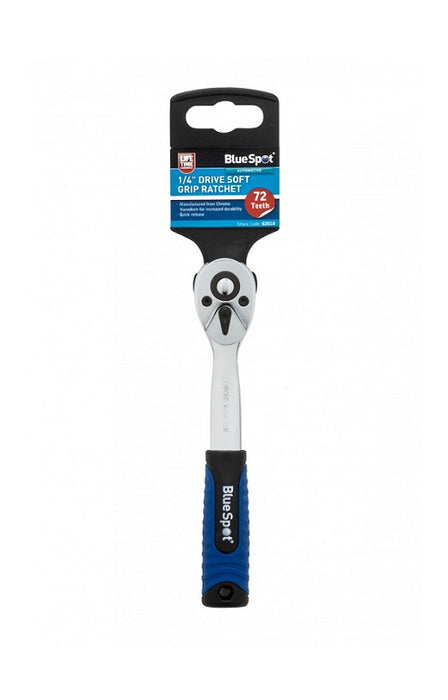 Blue Spot 1/4" Soft Grip Ratchet