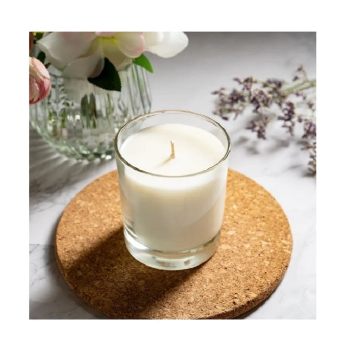 (BOX OF 6) - Lotti Candle Glass - Clear - Easy Deals Uk