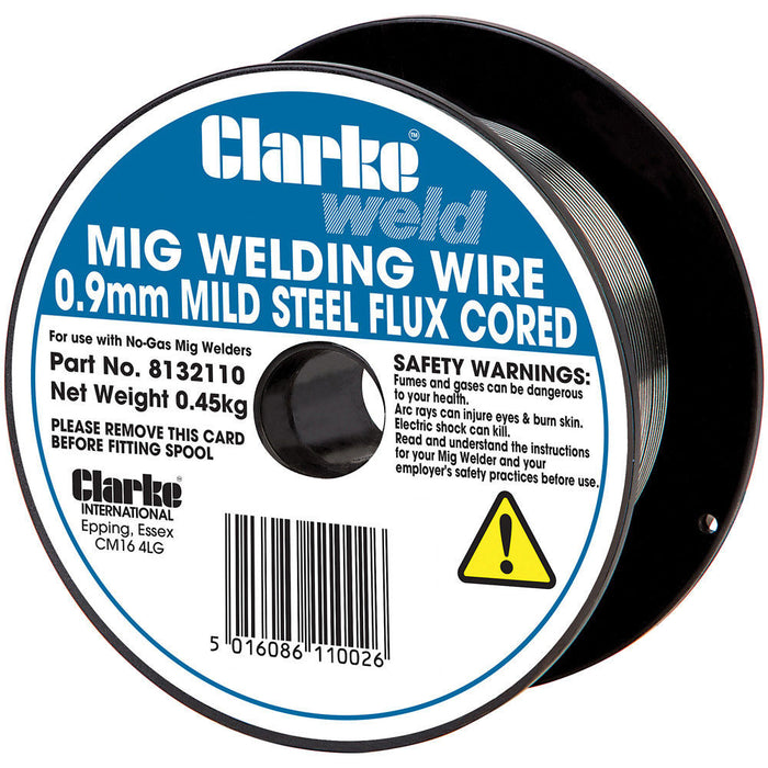Clarke Mild Steel Flux Cored Welding Wire 0.9mm - Easy Deals Uk