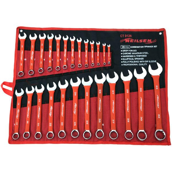 Neilsen 25 Pc Combination Spanner Set 6 to 32mm. - Easy Deals Uk