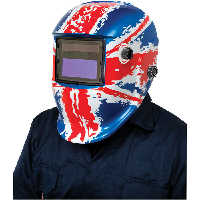 CLARKE GWH7 ARC ACTIVATED GRINDING/WELDING HEADSHIELD - Easy Deals Uk
