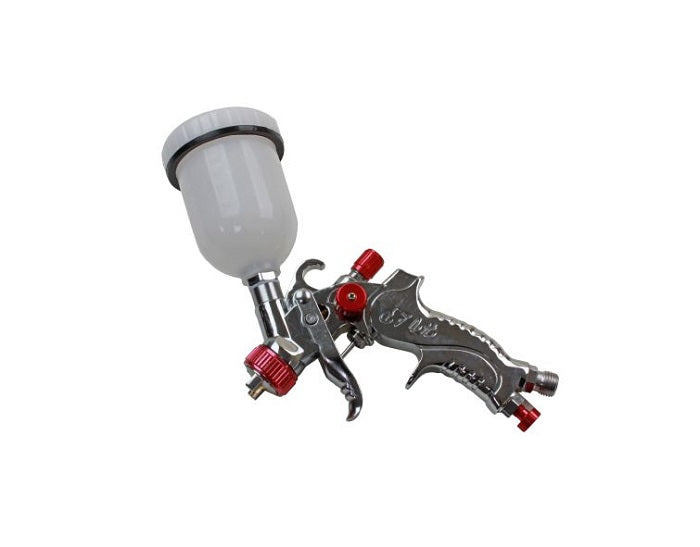 US Pro Mini HVLP Gravity Spray Gun 120ml Cup - Red