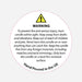 100 X 28MM White Candle Safety Labels - Easy Deals Uk 
