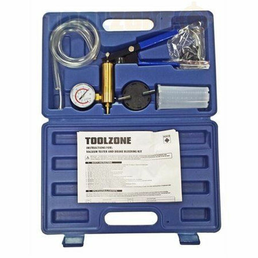Toolzone 16Pc Hand Held Vacuum Pump &amp; Bleeder - Easy Deals Uk 
