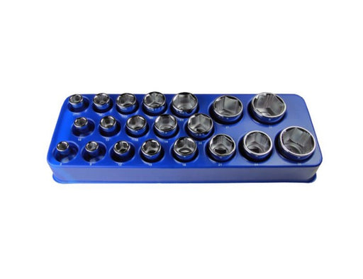Bergen 20 Pc 1/2&quot; Dr XI-ON Socket Set  8 - 32mm - Easy Deals Uk 