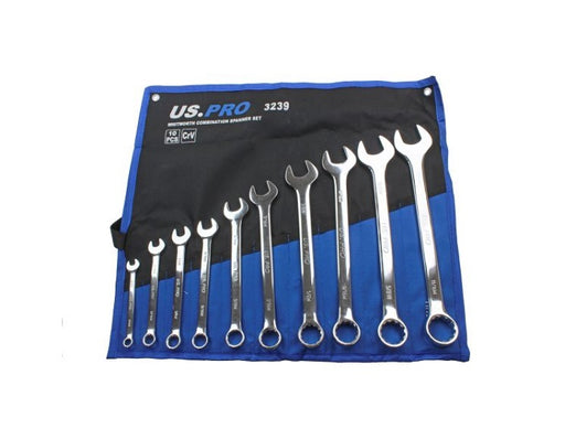 US Pro  10PC Whitworth Combination Spanner Set - Easy Deals Uk 
