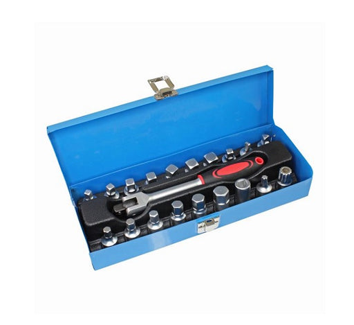 US Pro 20PC 3/8&quot; DR Drain Plug Key Set - Easy Deals Uk 