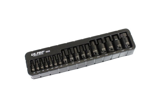 US Pro 17PC Impact Hex Bit Socket Set - Easy Deals Uk 