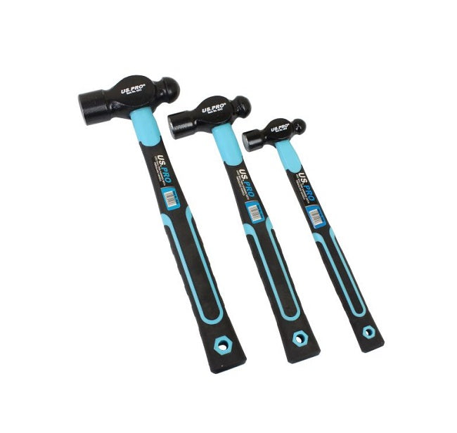 US Pro 3PC Ball Pein Hammer Set